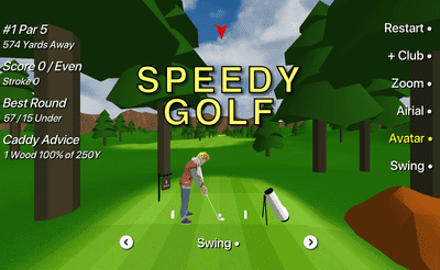 Hızlı Golf 3D - Banner Görseli