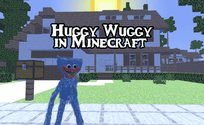 Minecraft'ta Huggy Wuggy - Banner Görseli