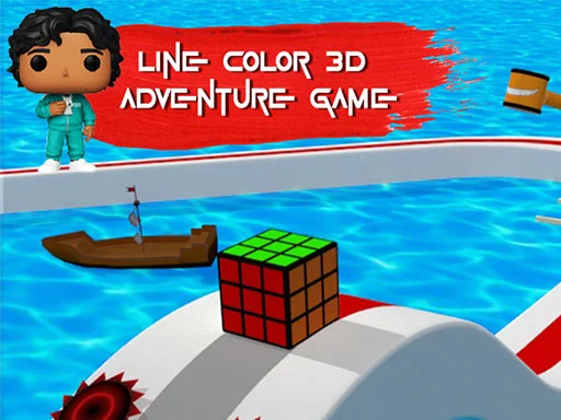 3D Çizgi Renklendirme: Squid Game Macerası!