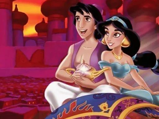 Aladdin Yapboz Şöleni: Sihirli Parçaları Birleştir!