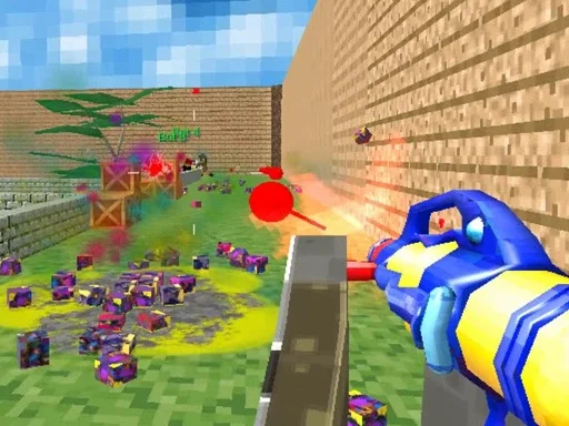 Blocky Gun Paintball 2022: Boya Savaşları Başlıyor!