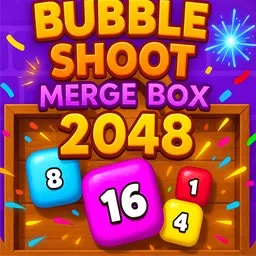 Bubble Shoot: Birleş ve 2048'e Ulaş! ⚽