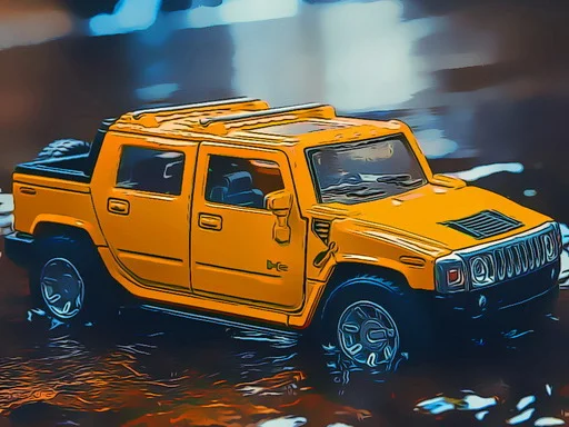 Canavar Hummer Jeep Yapbozu: Zeka Patlaması!