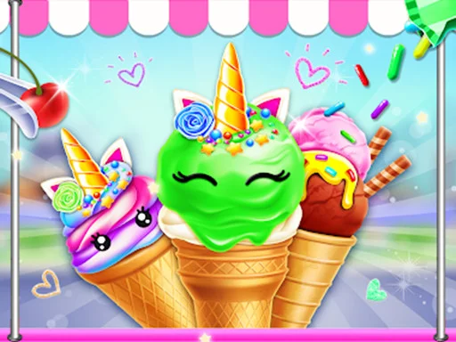 🦄 Dondurma Fabrikası: Unicorn Rüyası! 🍦