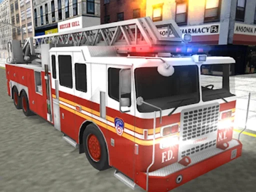 Gerçek Kamyon Yangın Söndürme Simülasyonu: Alevlere Dal!