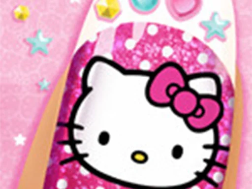Hello Kitty Tırnak Salonu: Moda Yıldızı Ol!