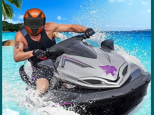 Jetski Şov: Su Canavarı Yarışı!