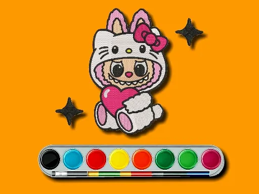 Labubu Boyama Macerası: Renklerle Coş!