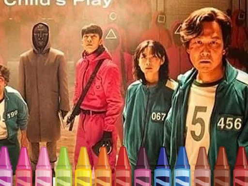 Mürekkep Balığı Oyunu Boyama Şöleni!