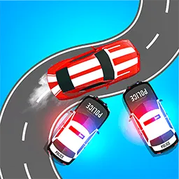 Polis Arabası Kovalamacası: Zigzag Kaçış 3D