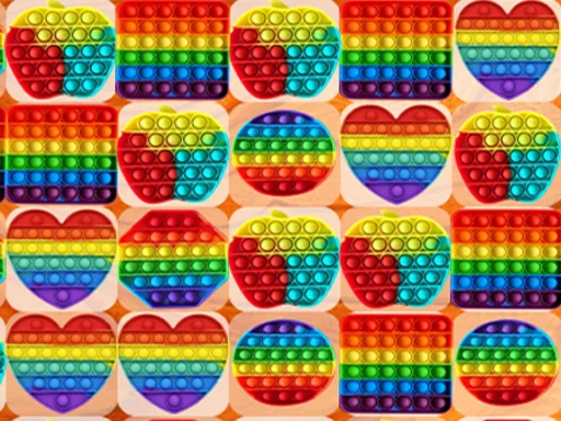 Pop It Eşleştirme: Baloncukları Patlat, Rekorları Alt Üst Et! 🎈