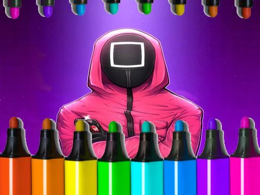 Squid Game Boyama Kitabı: Sezon 2 - Renklerin Arenası!