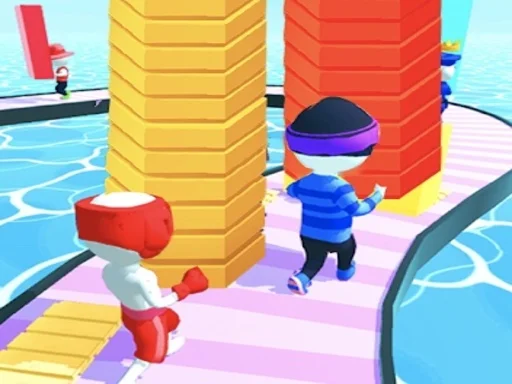 Stacky Run 3D: Üst Üste Koy Koş!