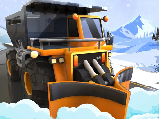 Temiz Yol 3D: Karda Drift Şov!