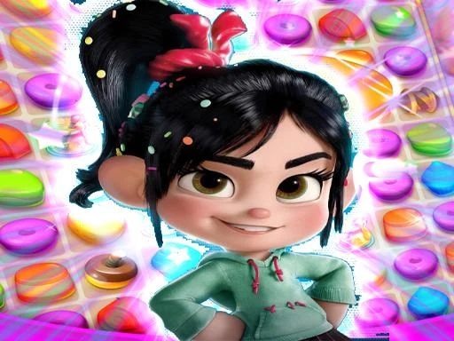 Vanellope Von Schweetz: Şeker Dünyası Eşleştirme Çılgınlığı!